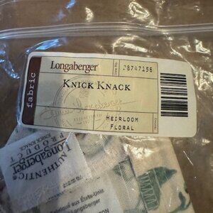 Longaberger Knick Knack Heirloom Floral Liner